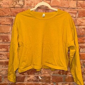 Los Angeles Apparel Mustard Tee with Tag